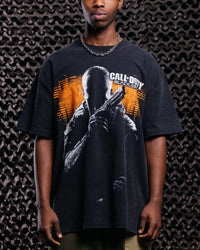 73Studio X Call Of Duty Black Ops 2 Vintage T-Shirt Black Acidwash