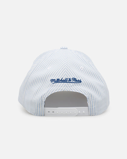 Mitchell & Ness Chicago Cubs 'Seersucker' Pro Pinch Snapback Blue/White
