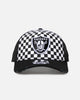 New Era Las Vegas Raiders 'Checker Trucker' 9FORTY A-Frame Trucker Snapback White