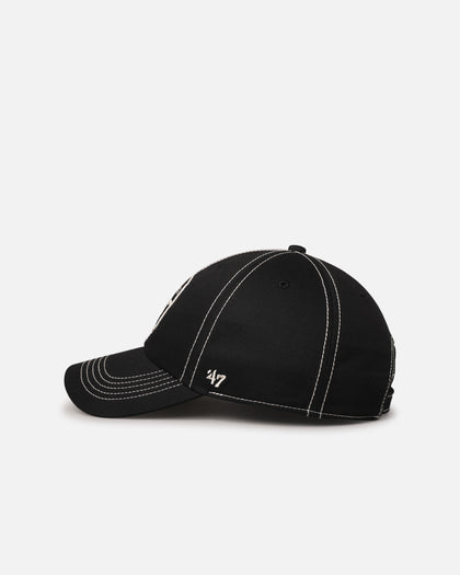 47 Brand Arsenal FC 'Contrast Stitch' 47 Clean Up Strapback Black/Bone