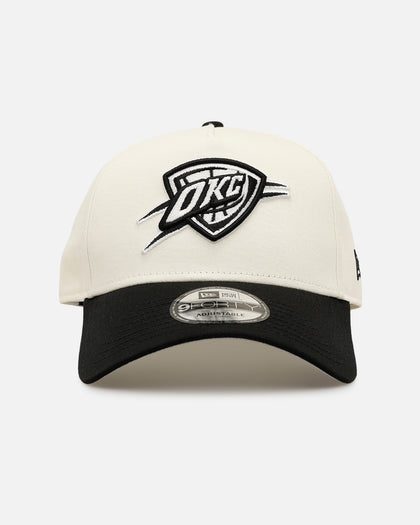 New Era Oklahoma City Thunder 'Easy Chrome Black' 9FORTY A-Frame Snapback Chrome/Black