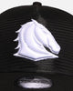 New Era Brisbane Broncos 'NRL Mesh Crown' 9FORTY A-Frame Trucker Snapback Black