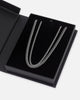 Saint Morta Duo Cuban Chain Set White Gold