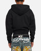 Ed Hardy Eagle Rhinestone Zip Hoodie Black