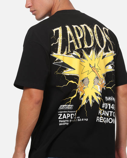 The Pokémon Collection By 73Studio Zapdos Legendary T-Shirt Black