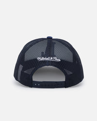 Mitchell & Ness Los Angeles Dodgers Logo Foam Trucker Snapback Blue/White