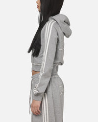 GFX Zip Track Top Medium Grey Heather