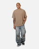 XXIII Rib Knit T-Shirt Tan Marle