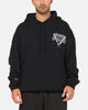 Mitchell & Ness All Blacks Rugby Union Classic Silver Fern Hoodie Solid Black