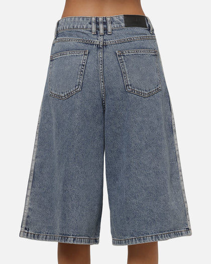 Adidas Women's Jorts Worn Blue