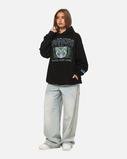 Bleacher Athletic New Zealand Warriors NRL Adult Club Wreath Hoodie Black