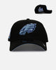 New Era Philadelphia Eagles 'Black And Sky Blue' 9FORTY A-Frame Snapback Black/Sky Blue