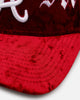 New Era Atlanta Braves 'Crushed Velvet Dreams' 9FORTY A-Frame Snapback Maroon