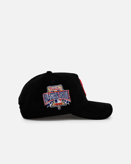 New Era Philadelphia Phillies 'Black Cord' 9FORTY A-Frame Corduroy Snapback Black