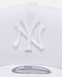 New Era New York Yankees 'Easy White' 9FORTY A-Frame Snapback White/White