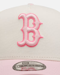 New Era Boston Red Sox 'Lover's Club' 9FORTY A-Frame Snapback Chrome