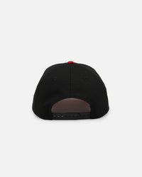 New Era San Francisco Giants 'Satin Scarlet' 9FORTY A-Frame Snapback Black/Scarlet