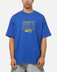 Bleacher Athletic Parramatta Eels NRL Embroidered Logo T-Shirt Blue