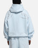 Ed Hardy Cyber Rhinestone Zip-Up Hoodie Light Blue