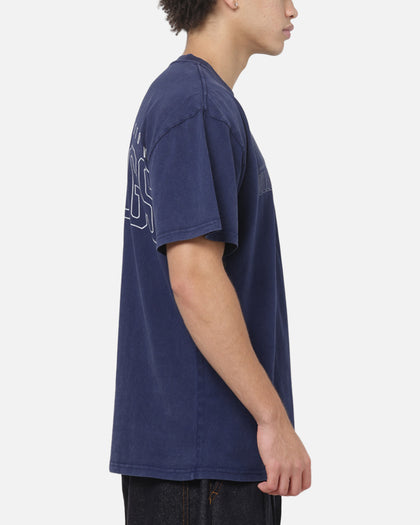 Bleacher Athletic Canterbury Bulldogs NRL Attrition Washed T-Shirt Blue