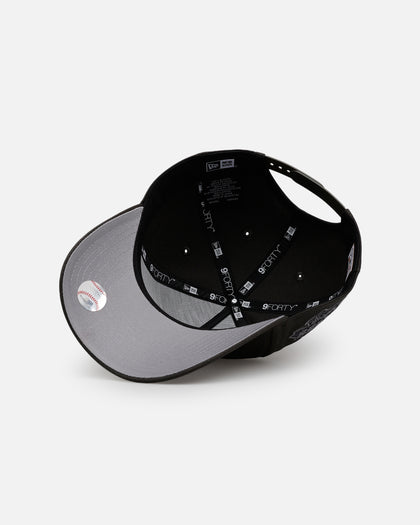New Era New York Yankees 'Carbon Weave' 9FORTY A-Frame Snapback Black