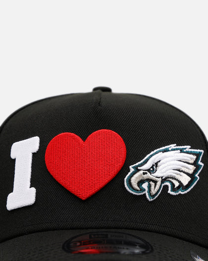 New Era Philadelphia Eagles 'Love' 9FORTY A-Frame Snapback Black