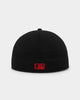 New Era New York Yankees "Scarlet Bottom" 59FIFTY Fitted Black/Scarlet