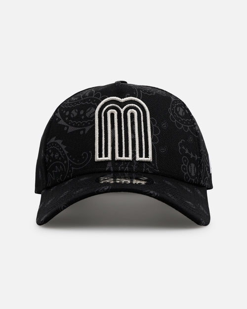 New Era Mexico National Baseball Team 'Tonal Paisley' 9FORTY A-Frame Snapback Black