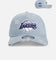 New Era Los Angeles Lakers 'Distressed Denim' 9FORTY A-Frame Snapback Light Wash Denim