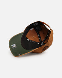 New Era Las Vegas Raiders 'Washed Canvas' 9FORTY A-Frame Snapback Walnut