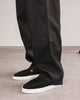 Saint Morta Hemisphere Suede Slip On Loafer Black/White
