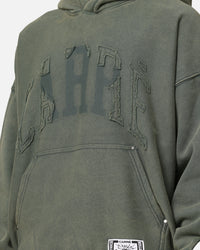 Carre Con-Star Hoodie Rinsed Moss Green