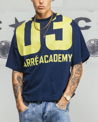 Carre Rally T-Shirt Navy/Yellow