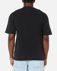 Ed Hardy Mask Of Mischief T-Shirt Black Acidwash