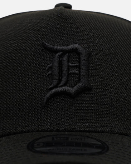 New Era Detroit Tigers 'Easy Black' 9FORTY A-Frame Snapback Black/Black