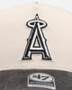 47 Brand Los Angeles Angels 'Washed Black Visor' 47 Offside Snapback Natural