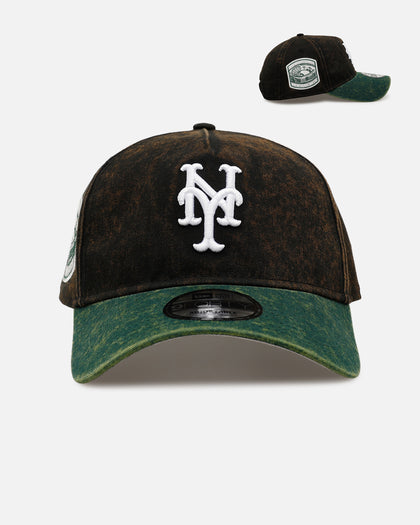 New Era New York Mets 'Washed Green 2.0' 9FORTY A-Frame Snapback Black/Green
