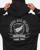 Mitchell & Ness All Blacks Rugby Union Classic Silver Fern Hoodie Solid Black
