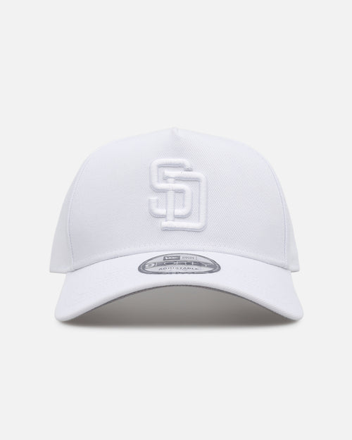 New Era San Diego Padres 'Easy White' 9FORTY A-Frame Snapback White/White