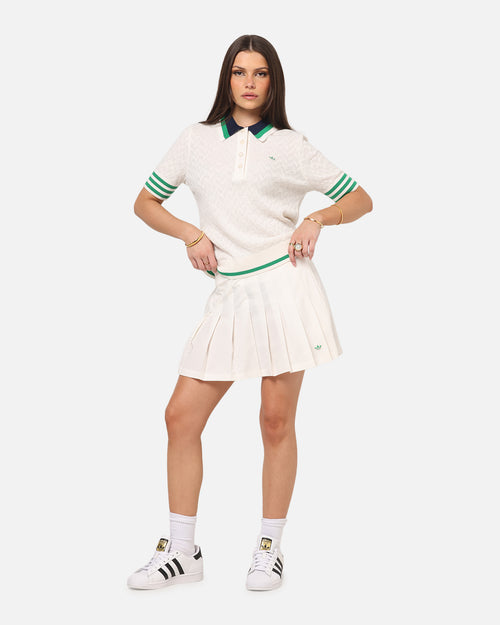 Adidas Women's Originals Pleated Skort Chalk White