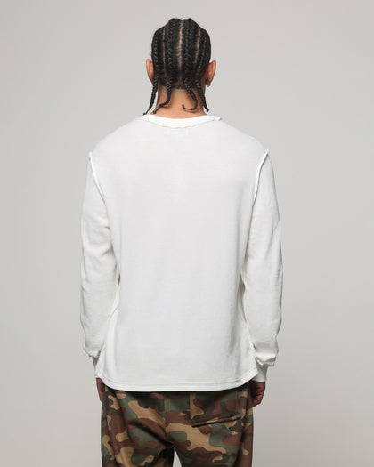 American Thrift Long Sleeve Thermal T-Shirt Off White