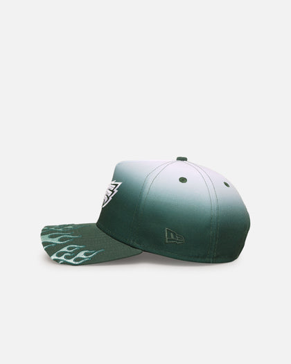 New Era Philadelphia Eagles 'Sundyed Flames' 9FORTY A-Frame Snapback Pine Green