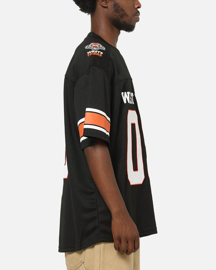 Bleacher Athletic Wests Tigers NRL Gridiron Mesh Jersey Official Team Color