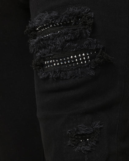 Saint Morta Bling Summum Jeans Black