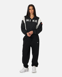 Nike Women's Sportswear Classic Woven Lightweight 1/4-Zip Jacket Black/Black/Sail