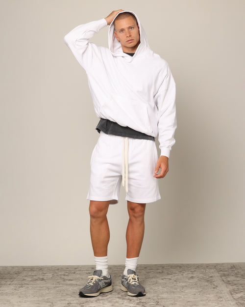 Carré Blanc Oversized Hoodie White