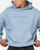 Saint Morta Conviction Boxy Hoodie Denim Blue