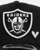 New Era Las Vegas Raiders 'I Heart Day & Night' 9FORTY A-Frame Black