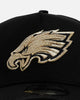 New Era Philadelphia Eagles 'Raised Metallic Chainstitch' 9FORTY A-Frame Snapback Black