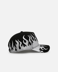 New Era Chicago Bulls 'Metallic Flames' 9FORTY A-Frame Snapback Black/Silver